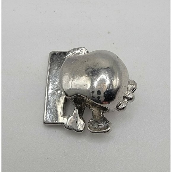 Fashion Jewelry‎ Silver GIRLS RULE PINK GEM EYES CHARM - Picture 2 of 3